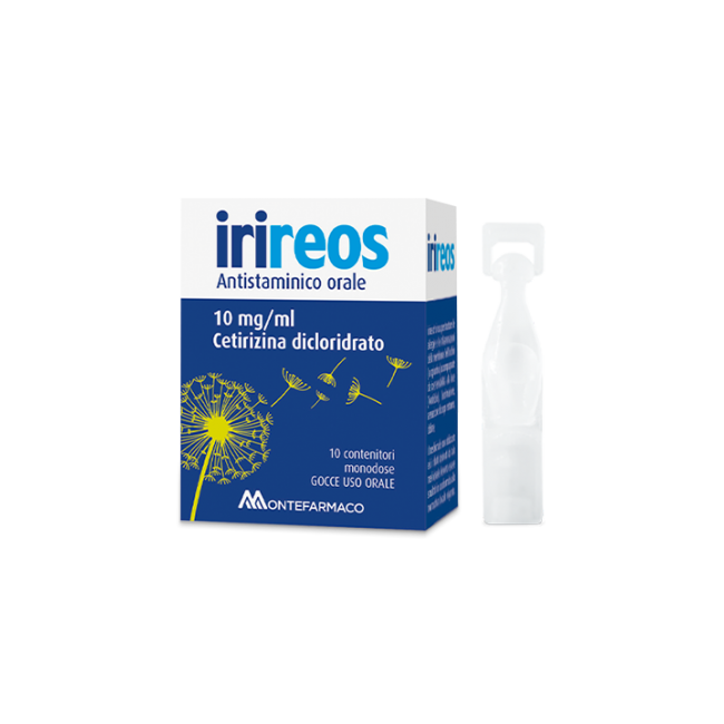 10 flaconcini antistaminici Irireos