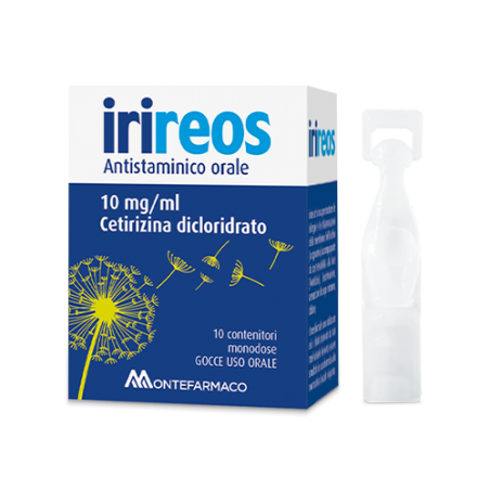 10 flaconcini antistaminici Irireos