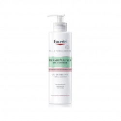 400ml di Eucerin DermoPurifyer Oil Control Gel Detergente Tripla Azione