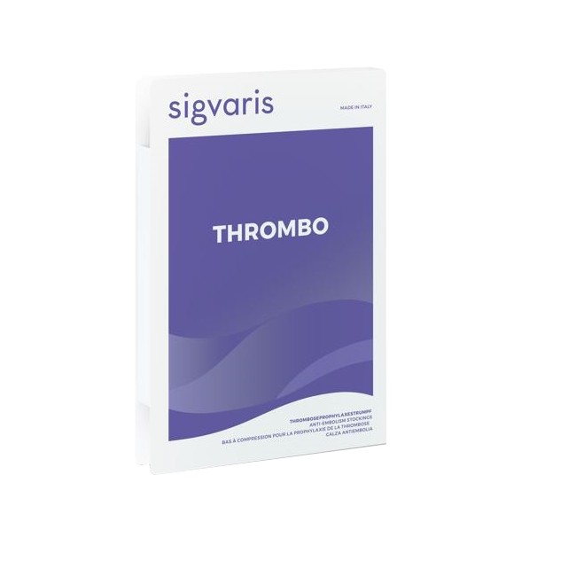 Sigvaris Thrombo Gambaletto Corto Punta Aperta Bianco Xs