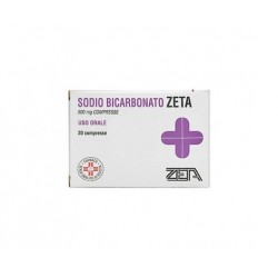 20 compresse Sodio Bicarbonato Zeta 500 Mg