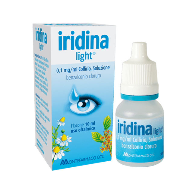 Collirio da 10 ml Iridina Light 0,1mg/ml