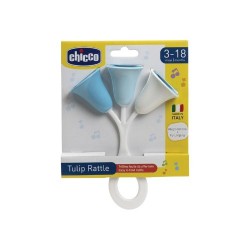 1 pezzo - Tulipano Sonoro Azzurro 3/18 mesi di Chicco Gioco