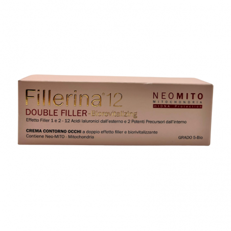 Labo Fillerina 15 Ha Biorevitalizing Eye Contour Cream Grado 5 Bio Tubo 15 Ml