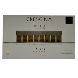 confezione 40 fiale crescina ricrescita mito 1300 donna
