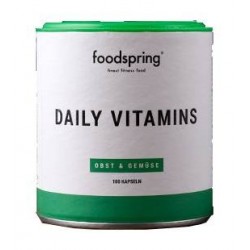 barattolo Foodspring Integratore di vitamine 100 capsule