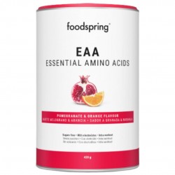 EAA essential amino acids   Foodspring integratore di amminoacidi 420g melograno e arancia