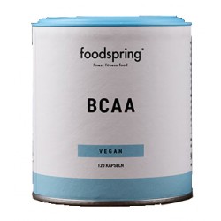 barattolo Foodspring Integratore di BCAA 120 capsule