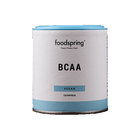 barattolo Foodspring Integratore di BCAA 120 capsule