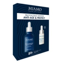 Confezione Miamo siero glutatione + siero con protezione solare