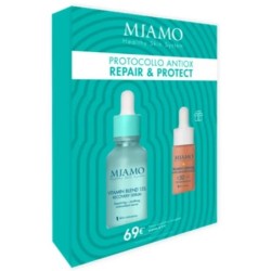Confezione Miamo siero vitamin blend 15% + siero con protezione solare