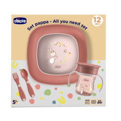 Chicco Set Pappa 12m+ Rosa