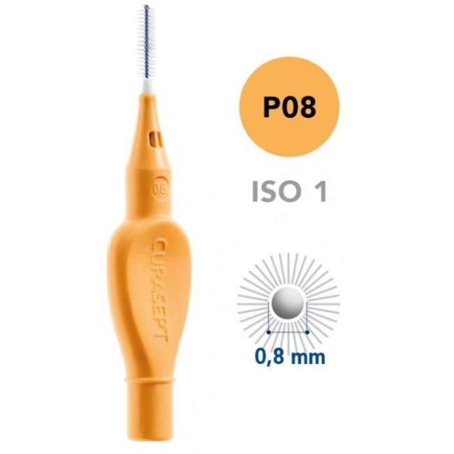 Curasept Proxi P08 Arancio Chiaro/tangerino 5 Pezzi