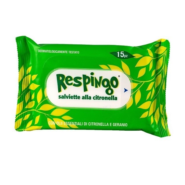 Fidia Healthcare Respingo Salviette Citronella 15 Pezzi
