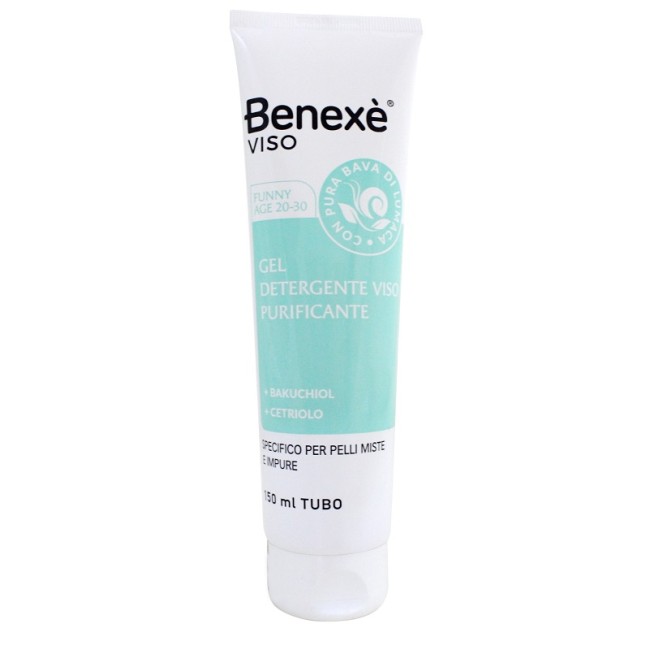 Miti Benexe' Viso Gel Detergente Purificante 20-30anni Per Pelli Miste E Impure 150 Ml