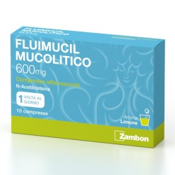 10 compresse Fluimucil Mucolitico 600 Mg