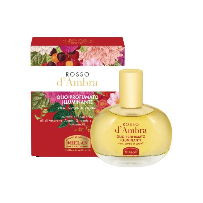 Helan Rosso D'ambra Olio Profumato Illuminante 50 Ml