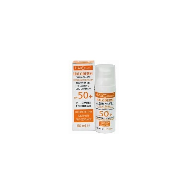 Halo Pharma Haloderm Crema Solare Spf50+ Protezione Molto Alta 50 Ml