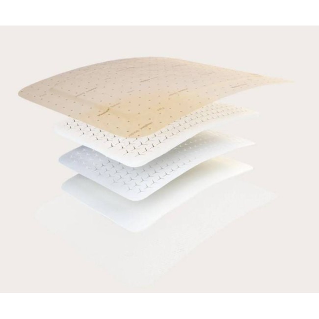 Molnlycke Medicazione In Schiuma Di Poliuretano Mepilex Border Flex 7,5x7,5 Cm 5 Pezzi