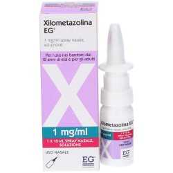 Spray Nasale da 10 ml Xilometazolina Eg 1 Mg/ml