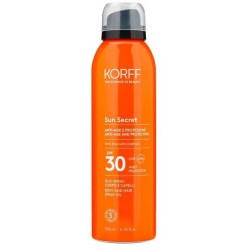 flacone 200ml Korff Sun Secret olio spray corpo e capelli SPF30