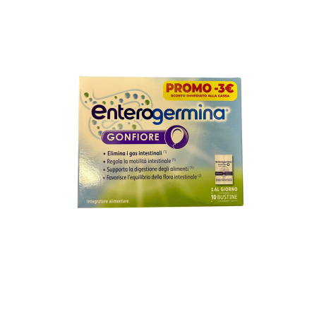10 bustine enterogermina gonfiore