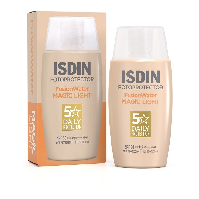 flacone 50 ml isdin fusion water color light