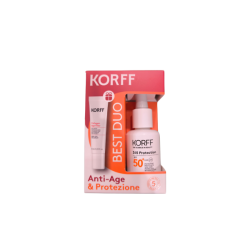 cofanetto korff siero viso spf50+ e collagen age filler siero viso
