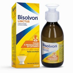 Sciroppo da 250 ml Gusto Cioccolato-ciliegia Bisolvon Linctus 4 Mg/5 Ml