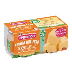 2 vasetti da 80 g Plasmon Omogeneizzato Formaggino