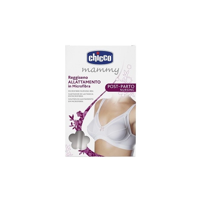 Chicco Mammy Reggiseno Microfibra Allattamento Bianco 5d