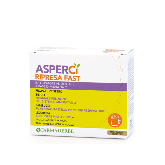 Farmaderbe Asper Ci Ripresa Fast 10 Bustine 5 G