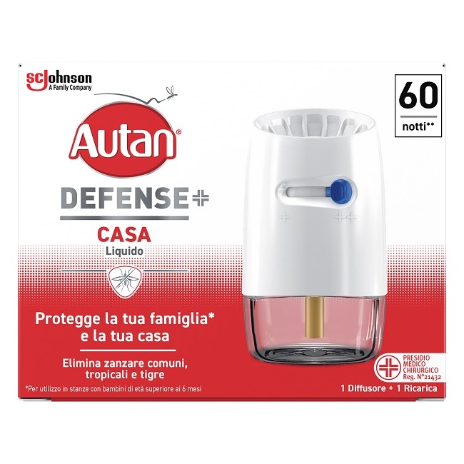 Diffusore e Flaconcino da 36 ml Autan Defense Liquido Elettrico Casa