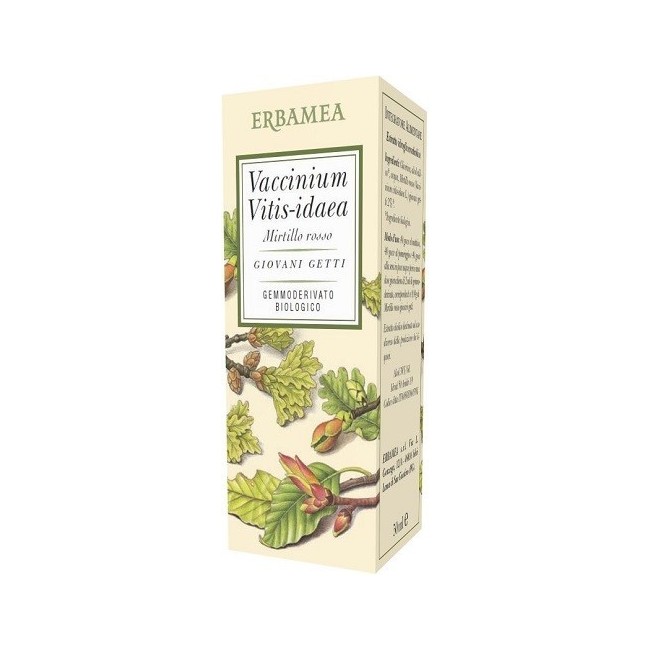 Erbamea Vaccinium Vitis Idaea Mirtillo Rosso Bio 50 Ml