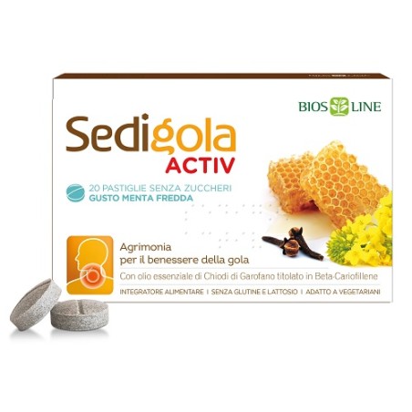 Bios Line Apix Sedigola Activ Menta Fredda 20 Pastiglie