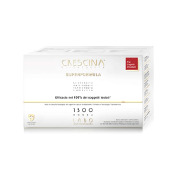 scatola con 20+20 fiale crescina labo SUPERFORMULA 1300 DONNA