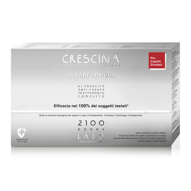 scatola con 20+20  fiale crescina labo isole follicolari 2100 DONNA