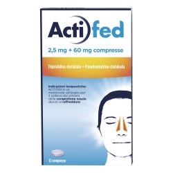 12 compresse decongestionanti Actifed