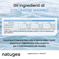 Prodgtal Natugea Collagene Marino 120 Capsule