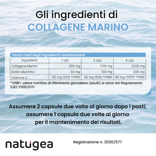 Prodgtal Natugea Collagene Marino 120 Capsule