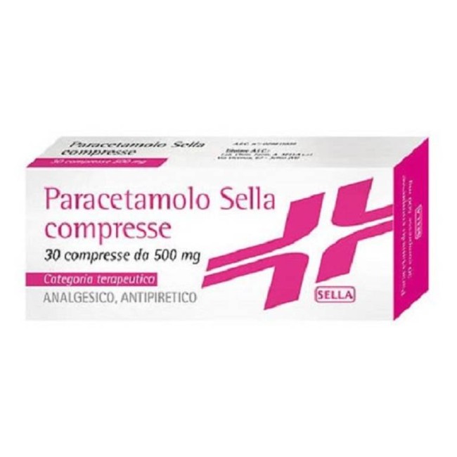 30 compresse Paracetamolo Sella 500 Mg