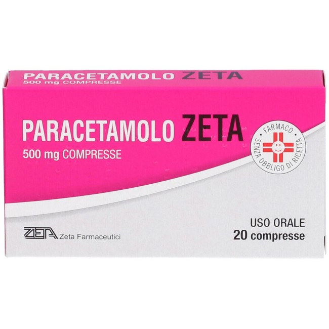 20 compresse Paracetamolo Zeta 500 Mg