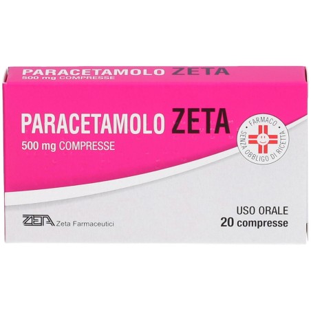 20 compresse Paracetamolo Zeta 500 Mg