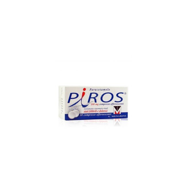 10 compresse di paracetamolo Piros 500 Mg
