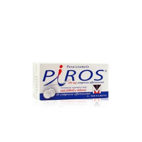 10 compresse di paracetamolo Piros 500 Mg