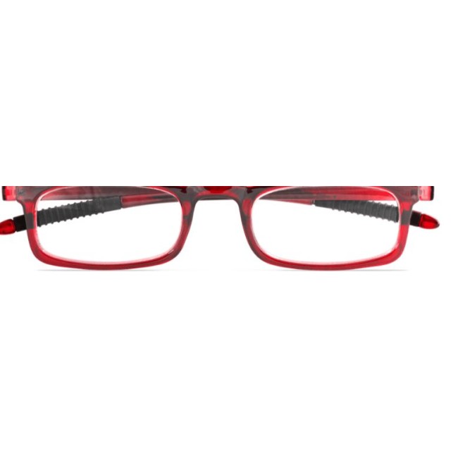 Mast Industria Italiana Occhiale Da Lettura Twins Silver Stromboli Rosso +2,50