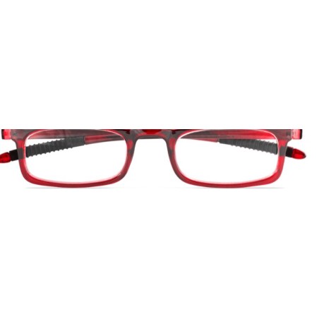 Mast Industria Italiana Occhiale Da Lettura Twins Silver Stromboli Rosso +2,50