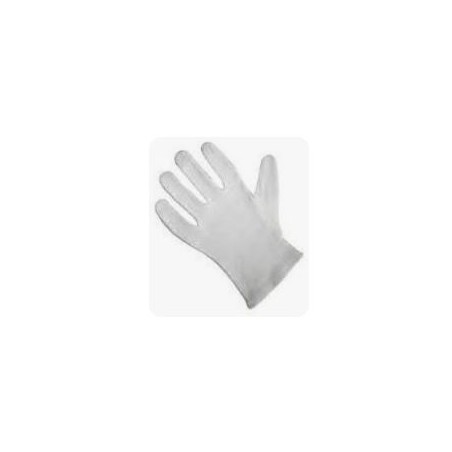 Farmacare Guanti Filo Cotone 100% Taglie 7,5-8 Media Polsino Colore Verde 1 Paio