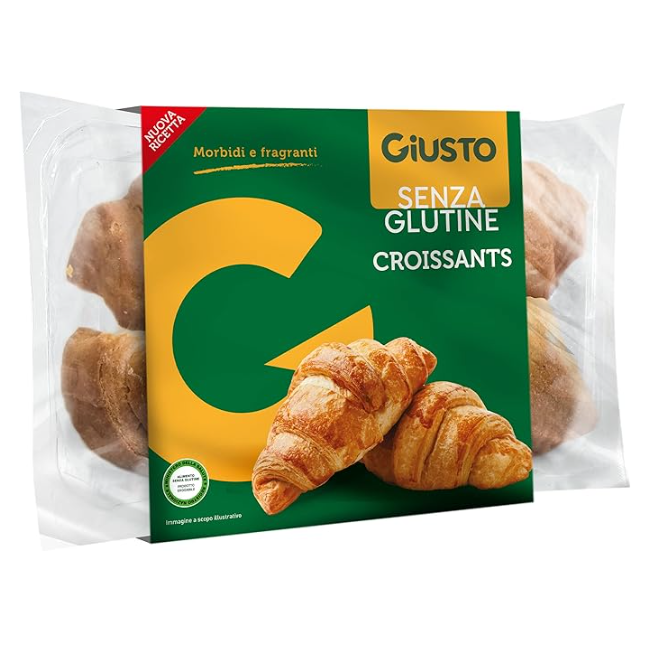 Farmafood Giusto Senza Glutine Cornetto Classico 2 Confezioni Da 80 G Nuova Ricetta