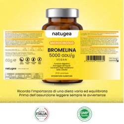 Prodgtal Natugea Bromelina 5000 5000 Gdu/g 120 Compresse